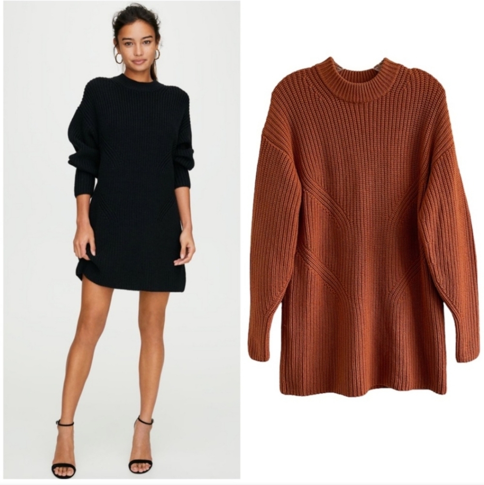 ARITZIA Wilfred Requiem Merino Wool Knit Sweater Dress